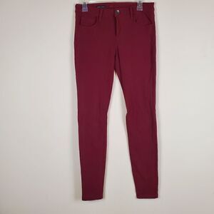 Kut From The Kloth Dark Red Jennifer Ultra Skinny Pants Size 4
